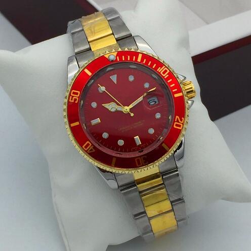 Gold and red