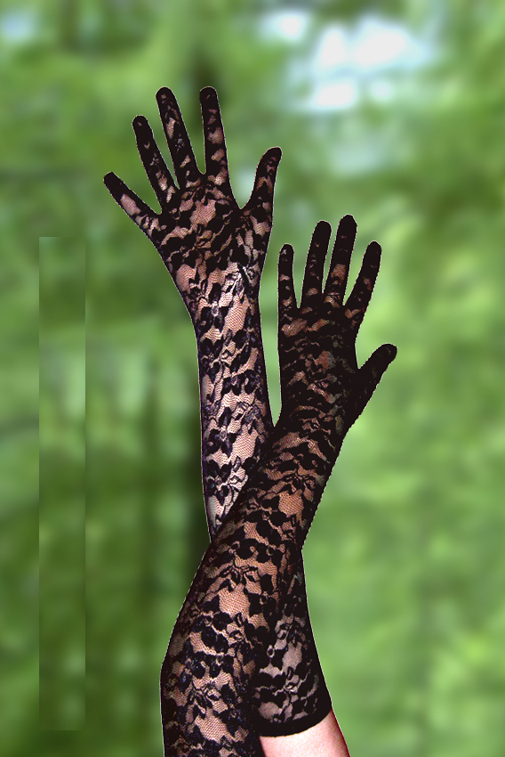 

Cheap 2018 New Arrival Wedding Gloves Long with Lace Finger White Ivory Red Elbow Bridal Gloves Wedding Accesorries, Black