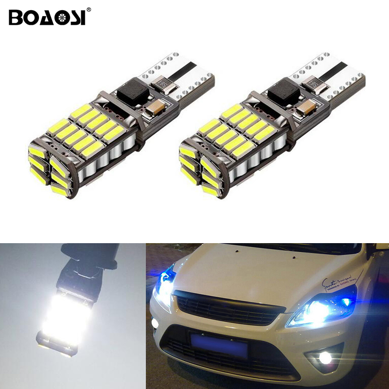 

T10 W5W LED Clearance Light Marker Lamp Bulb Canbus Error Free For Ford focus 1 2 3 fiesta mondeo ecosport kuga