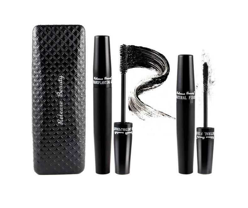 

version 3D Mascara 3D FIBER LASHES Waterproof Double MASCARA With Barcode and instruction Fashion Item, Black