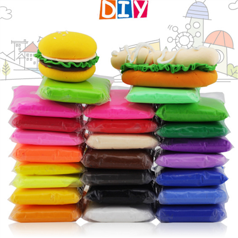 12pcs/lot 20g 12 colors DIY safe and nontoxic Malleable Fimo Polymer Clay playdough Soft Power toys set gifts for children-image-412131457