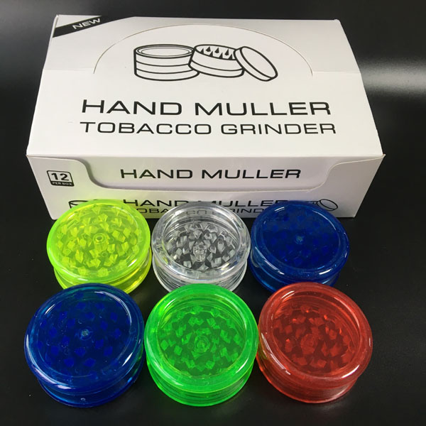 

Herb Grinder 3layer 60mm Grinder smoke accessories for metal smoke pipes Grinders and another electric grinders plastic tobacco grinder DHL
