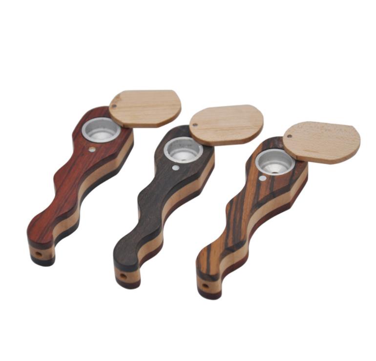 

Metal pipes, free sliding covers, snout mouthpieces, individual Heather wood pipes, solid wood, log, small colored pipes.