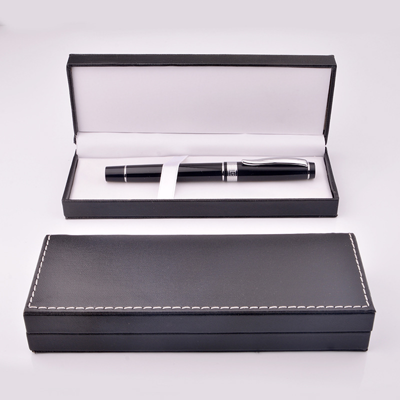 

High-grade PU Leather Pencil Box Fountain Pen Cases Cover Business Promotion Souvenirs Gift Box Pen Package LX0014