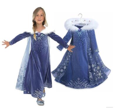 belle blue dress kids