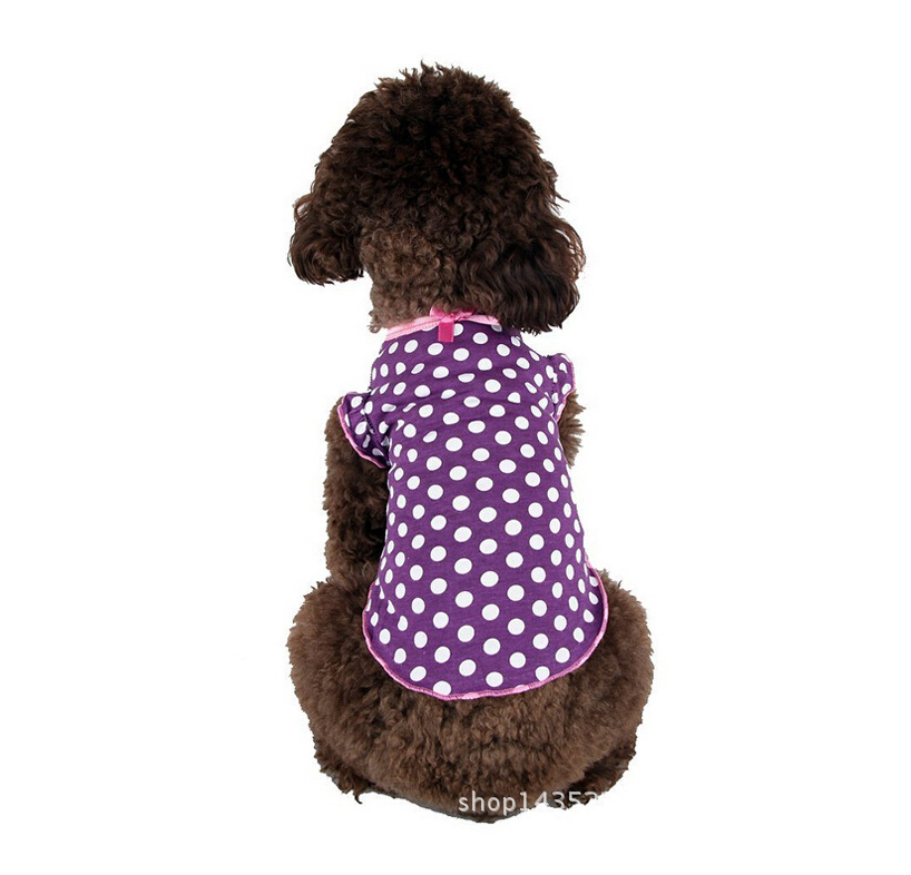 

Fashion Pet Dog T Shirt Summer Dog cartoon vest Clothes Cotton Puppy Vest Cute Pet dog T shirt Clothing Size S, Orange