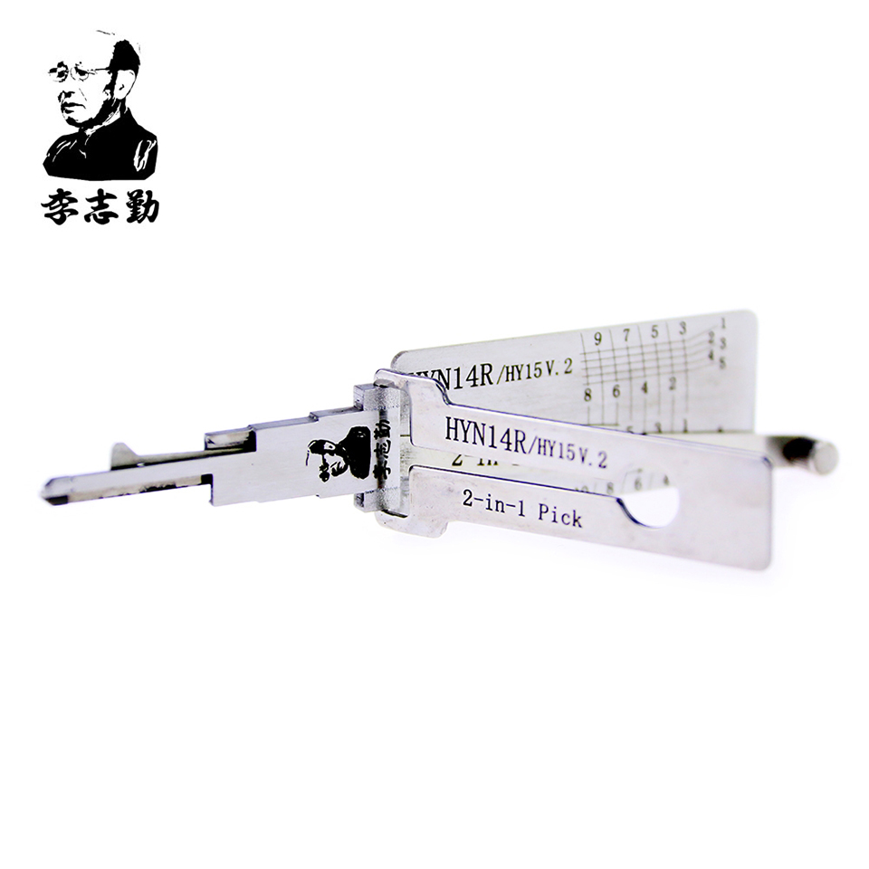 

Mr. Li's Original Lishi HYN14R/HY15 2in1 Decoder and Pick - Best Automotive Locks Unlock Tools on the Market