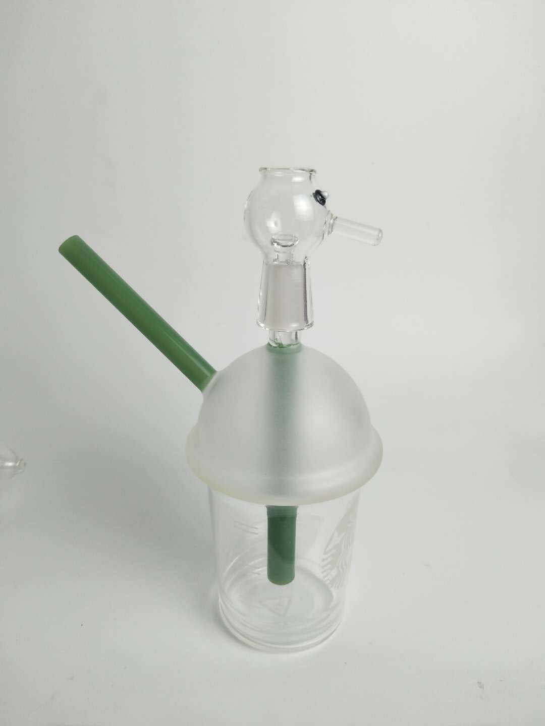 

H:19CM Popular Mini Glass Oil Burner Water Bong for Water Bongs small oil burner water pipe dab rig bong Ash Catcher Hookah Pipe Smoking