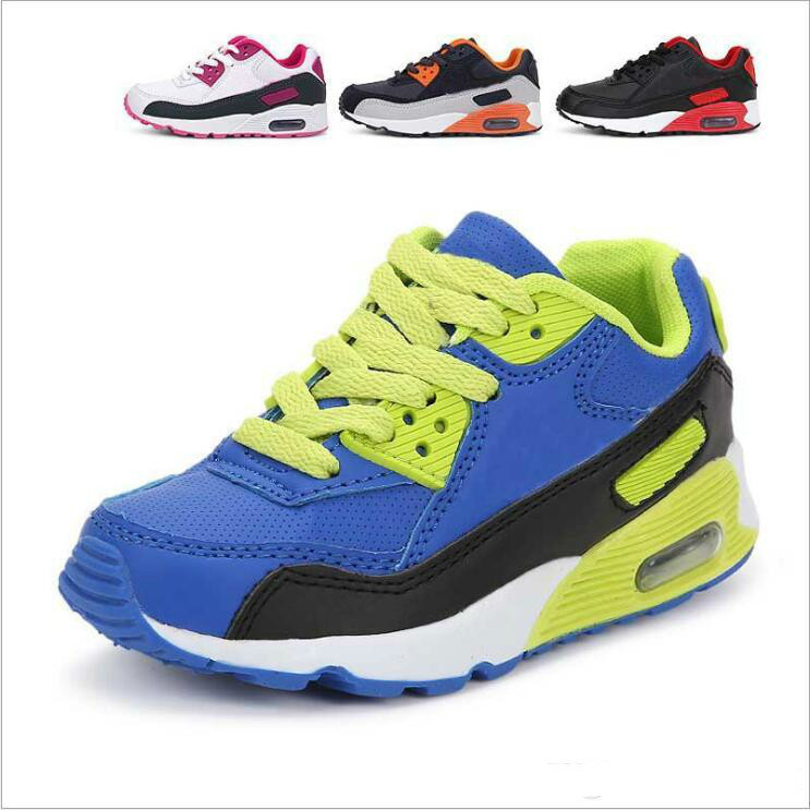 

Hot Recommend Sale Children Casual Sport Shoes Boys And Girls Sneakers Children's Athletic Running Shoes For Kids, Dark blue