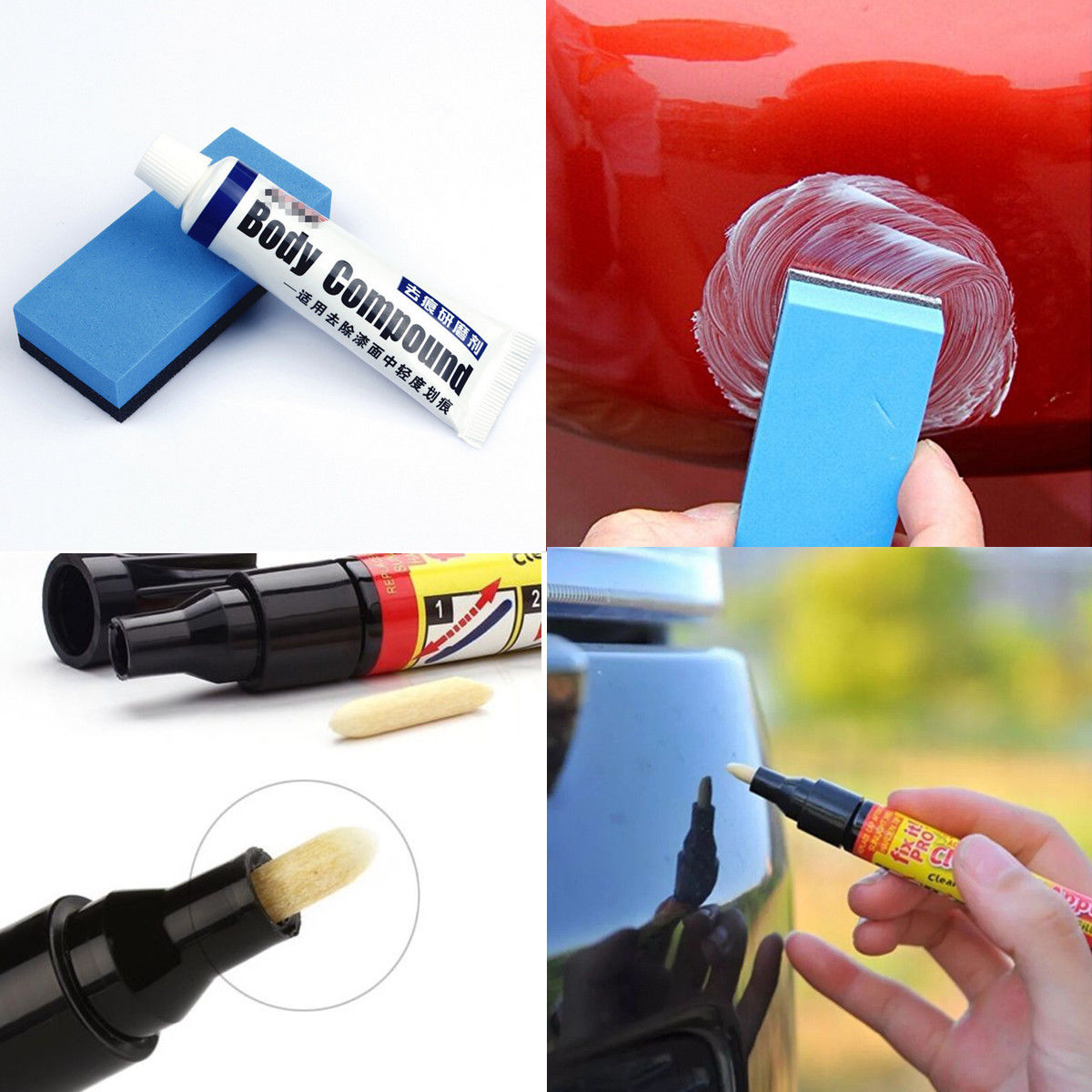 Car Body Compound Scratch Removal Fix Repair Paint Coat Applicator Pen Abrasives-image-427819479