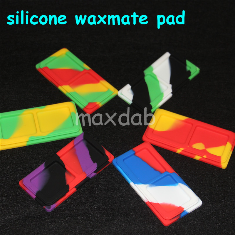 

hot sale Waxmate Containers Silicone Rubber Containers Silicon Storage Square Wax Jars Dabber Oil Holder Waxmate Rubber Wax Containers