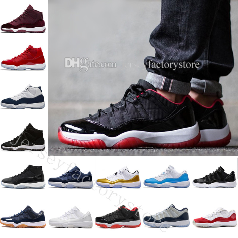 

New 11 Gym Red GS Midnight Navy 'Win Like 82' Chicago Gym Red men&women basketball shoes sports sneakers 11s XI University Blue GS Heiress, #25 high legeng blue