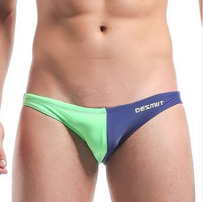 

DESMIIT BIKINI men Sexy Swim Briefs Mens Swimming Trunks Swimwear Men's design brief pink swimsuit black gay white man
