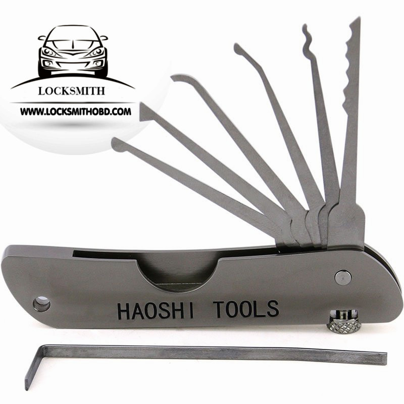 

Locksmith Tools Haoshi Tools Silver Fold Pick Tool Lock Picks