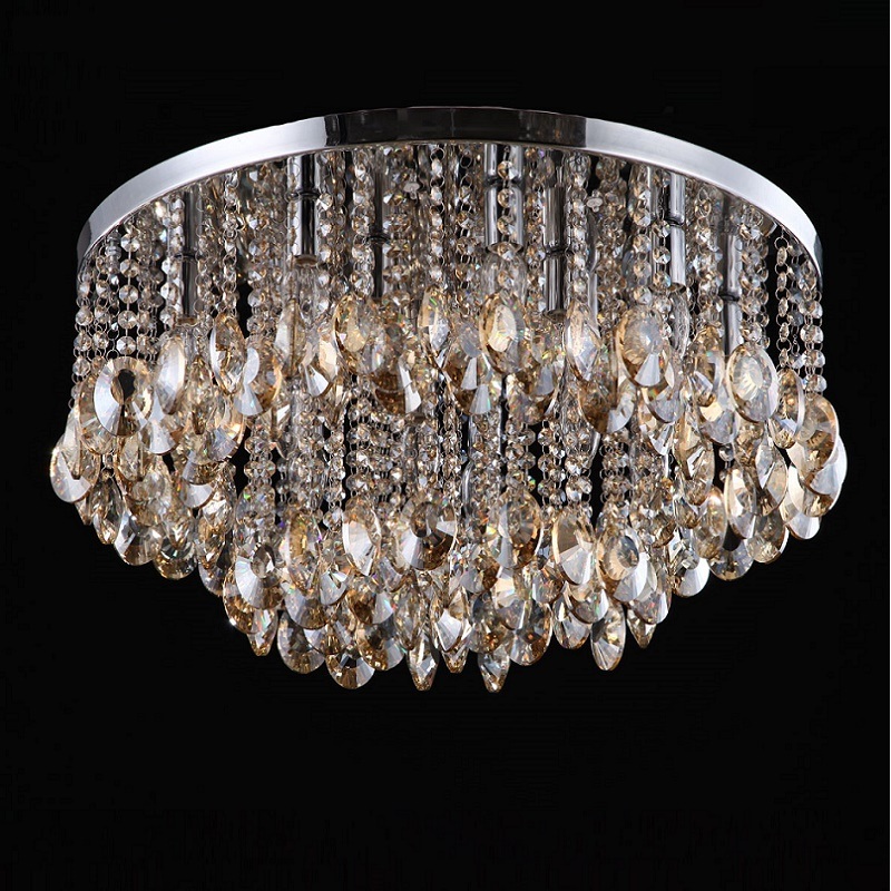 

50CM Flush Mount Modern Ceiling Lights K9 crystal ceiling Lamp bedroom lamp living room lights fashion Ceiling lighting crystal