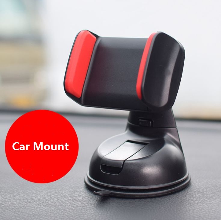 

Newest Universal Car Phone holder for Mobile phone windshield mount Cell phone holder For Iphone 6 7 8 X Samsung xiaomi, Black+red