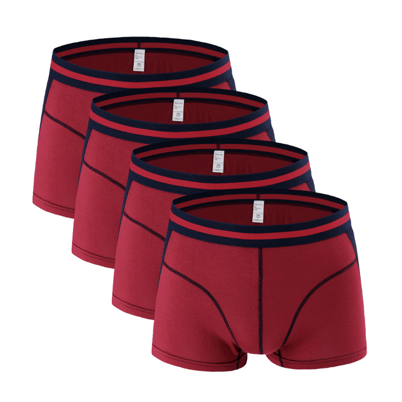4 Pcs 0725 Wine Red
