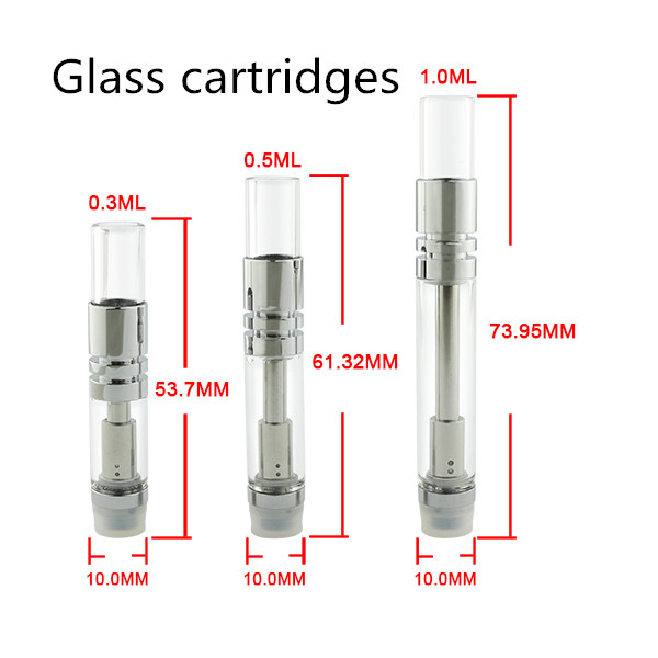 

E-cig dual coil vape cartridges atomizer Wickless pen vaporizer 510 thread Pyrex Glass Thick oil tank PC packaging smoking BUD -02