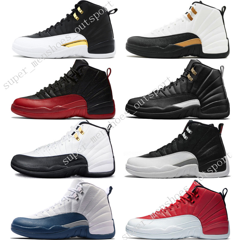 12 12s mens basketball shoes Michigan Bulls College Navy Vachetta Tan Dark Grey Bordeaux Wool Flu Game men Sports sneakers trainers WOMENS