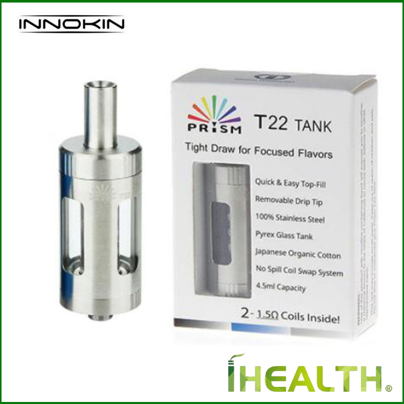

Original Innokin Endura T22 Atomizer 4.5ml Top-filling Tank 1.5ohm Coil head for Innokin ENDURA T22 Starter Kit