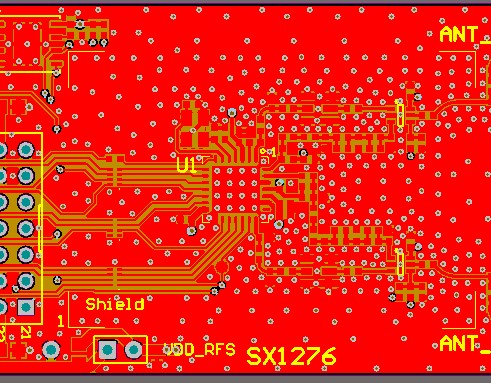 

Other Design SX1276 module schematics and PCB sx1276 wireless transceiver module PE4259 RF module sx1276 wireless