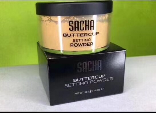 

Instock ! SACHA Buttercup setting powder makeup Sacha loose powder with retial box 2019 makeup DHL free shipping