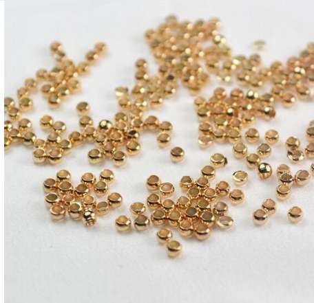

GHRQX Hot Sell 300pcs 2mm Crimp End Beads Jewelry Clasp Jewelry Findings Wholesale RX1017