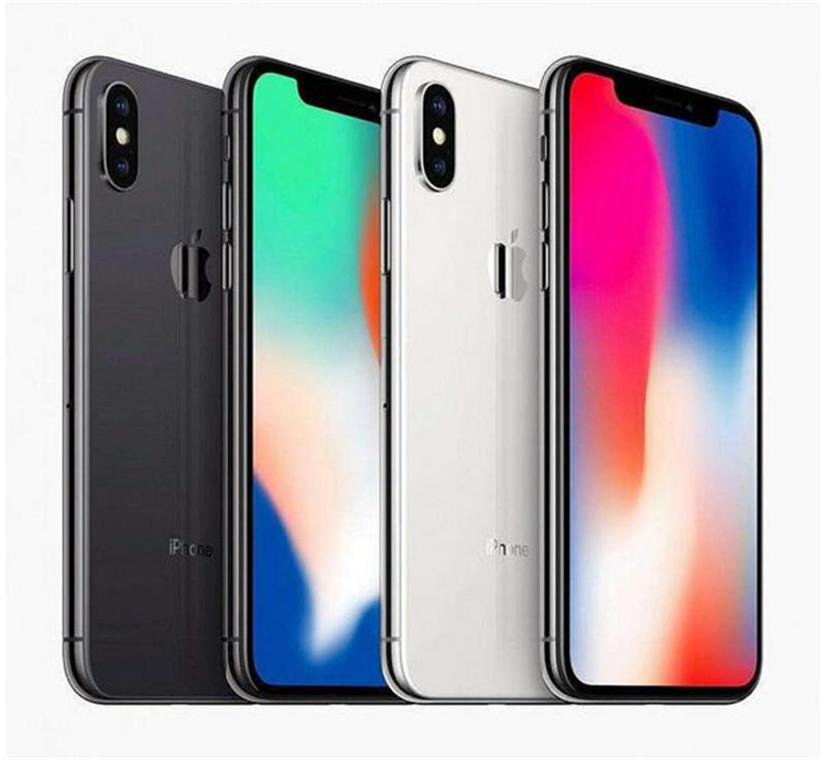

100% Original Unlocked Refurbished Apple iPhone X iphoneX 4G LTE Mobile phone 5.8'' 12.0MP 3G RAM 64G 256G ROM with Face ID Cellphone 1pcs, Black