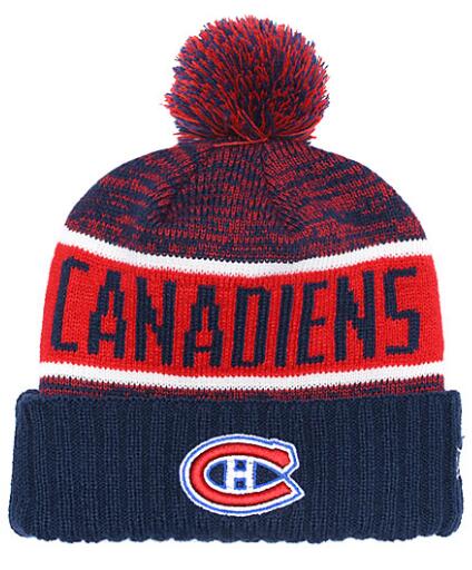 

New Beanies Canadiens Hockey 2018 Hot Knit Beanie Pom Knit Hats Navy Baseball Football Basketball Sport Beanies Mix Match Order All Caps