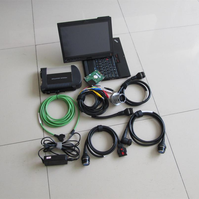 

mb c4 star sd diagnostic tool with 320gb hdd x200t laptop touch screen table ready to work