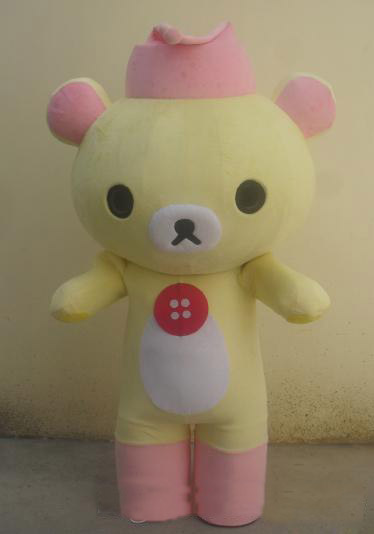 

2018 High quality Rilakkuma Mascot Costumes Teddy Bear Costumes For Party Free Shipping