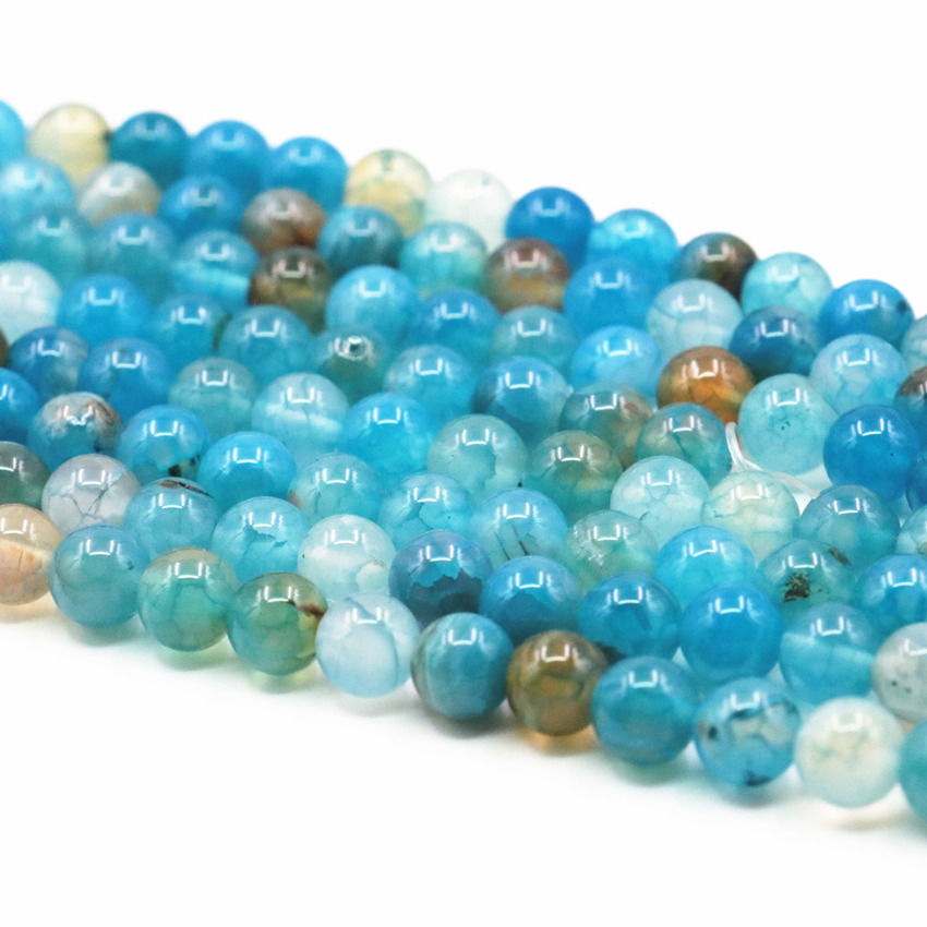 Top más natural hermoso Aqua Azul Onyx Ágata Forma Oval Piedra Suelta