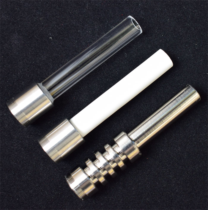 

2020 DHL Newest Thread Titanium Quartz Tip Nail for Nectar Collector Vaped Micro Mini NC Kit