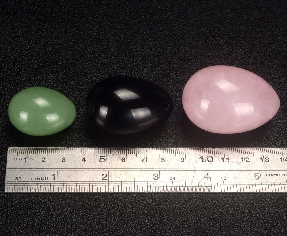 

3 pcs pink+Green + black Crystal Eggs Rope Yoni healing Eggs Massage tool Pelvic Kegel Exercise Vaginal Tightening Ball