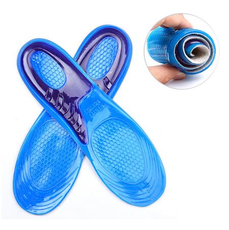 

Men Women Silicone Gel Orthotic Arch Support Massage Sport Shoe Insoles Run Pad Easy To Carry Shoe Inserts Shock Absorption Shoepad