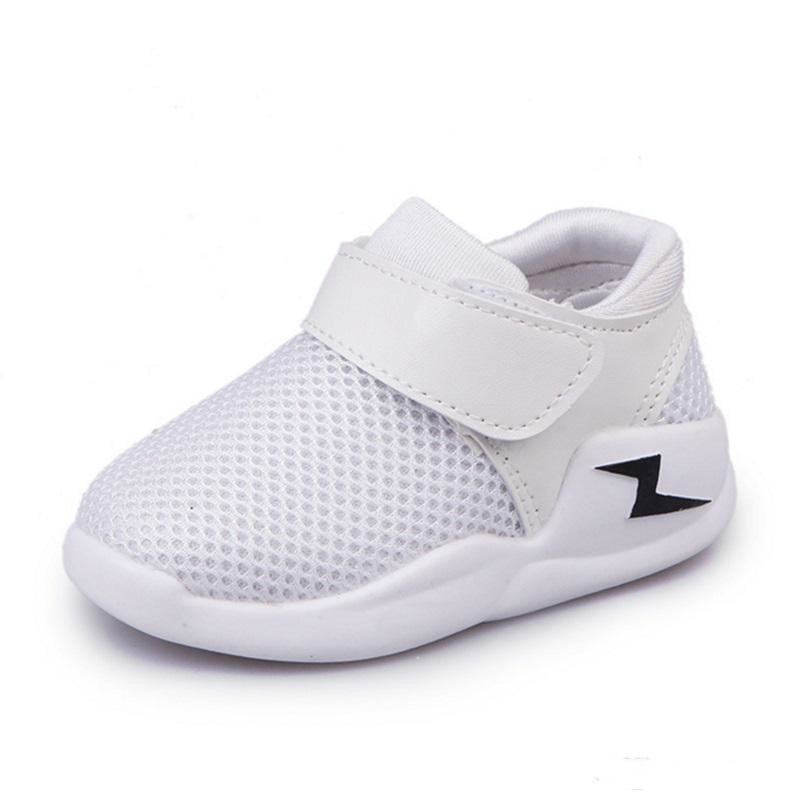 

Mesh Children Shoes 2018 Summer Fashion Footwear Baby Toddler Breathable Net Girls Boys Sport Shoe Non-slip Kids Sneakers, Black