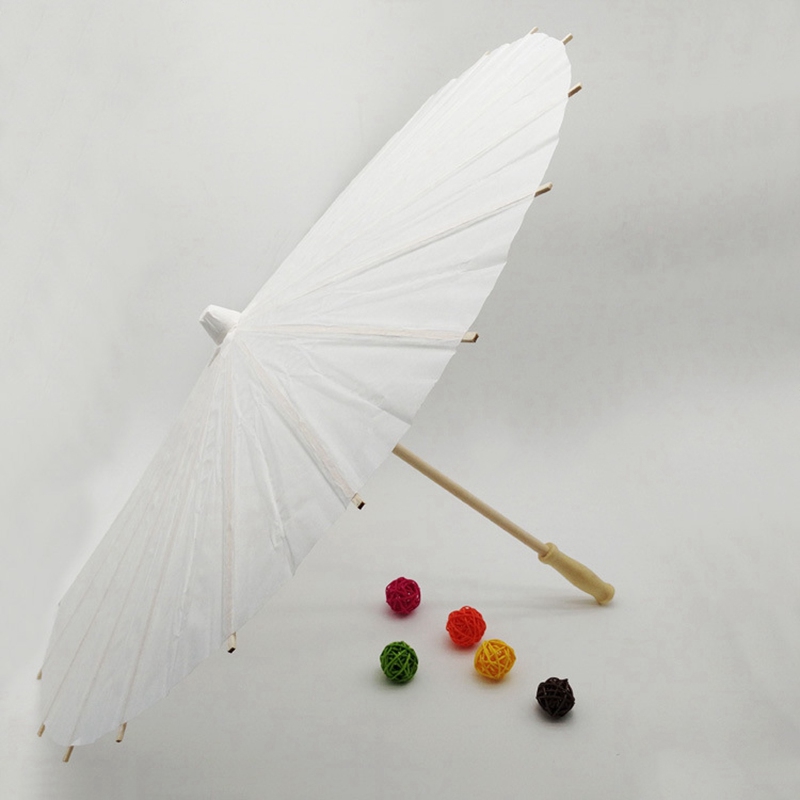 diy white umbrellas