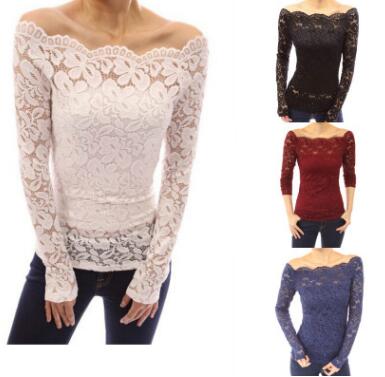 camisas de encaje