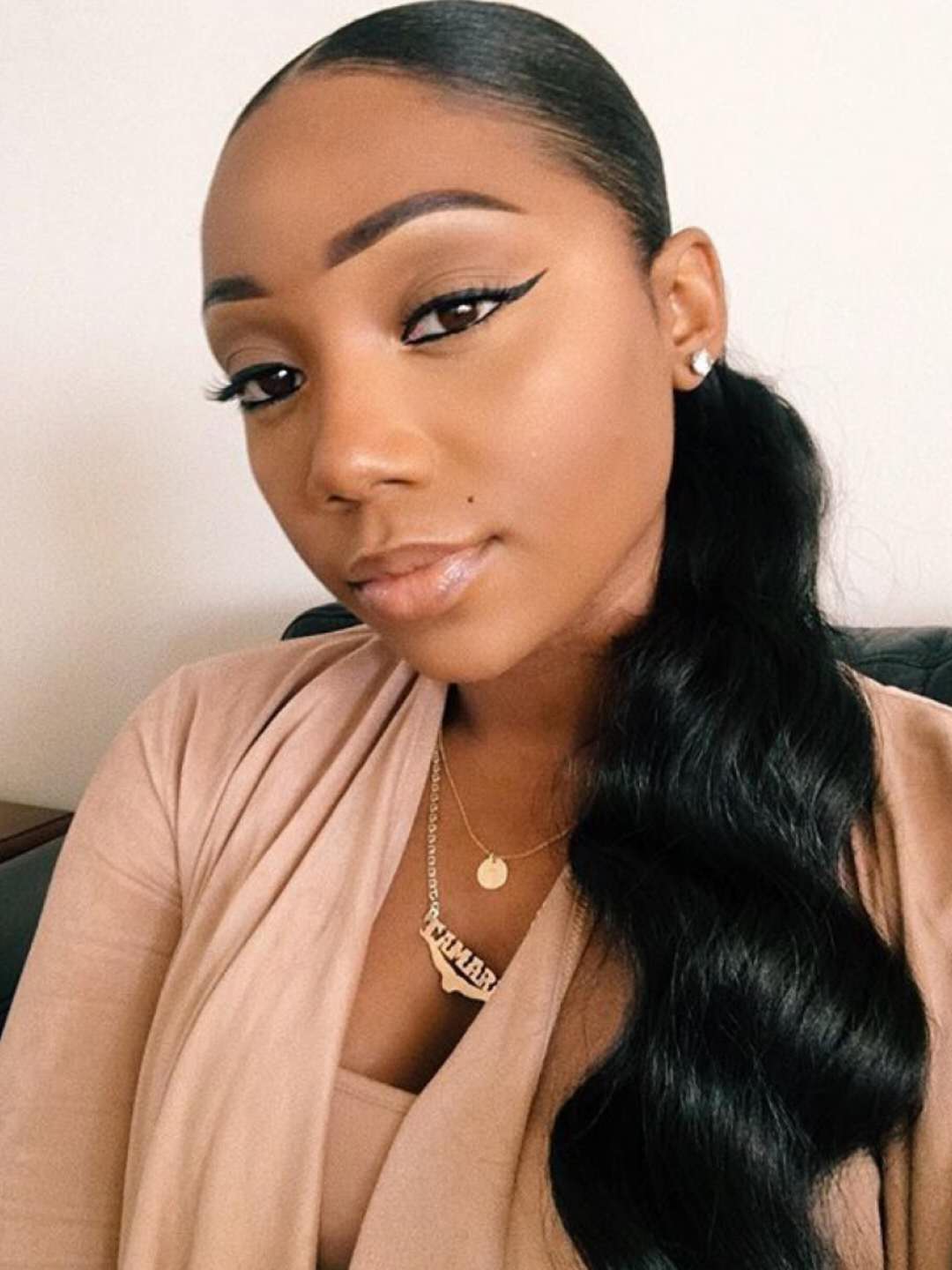 

120g African american body wave pony tails clip Brazilian remy hair wavy drawstring ponytail hair extension 120g 10-20inch