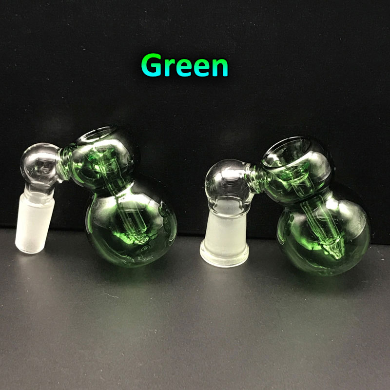 

New 14 Styles Bong Smoking Accessories Glass Ash Catcher With 10mm 14mm 18mm Male Female Blue/ Green/ Clear Tobacco Glass Catcher Bowl Piece