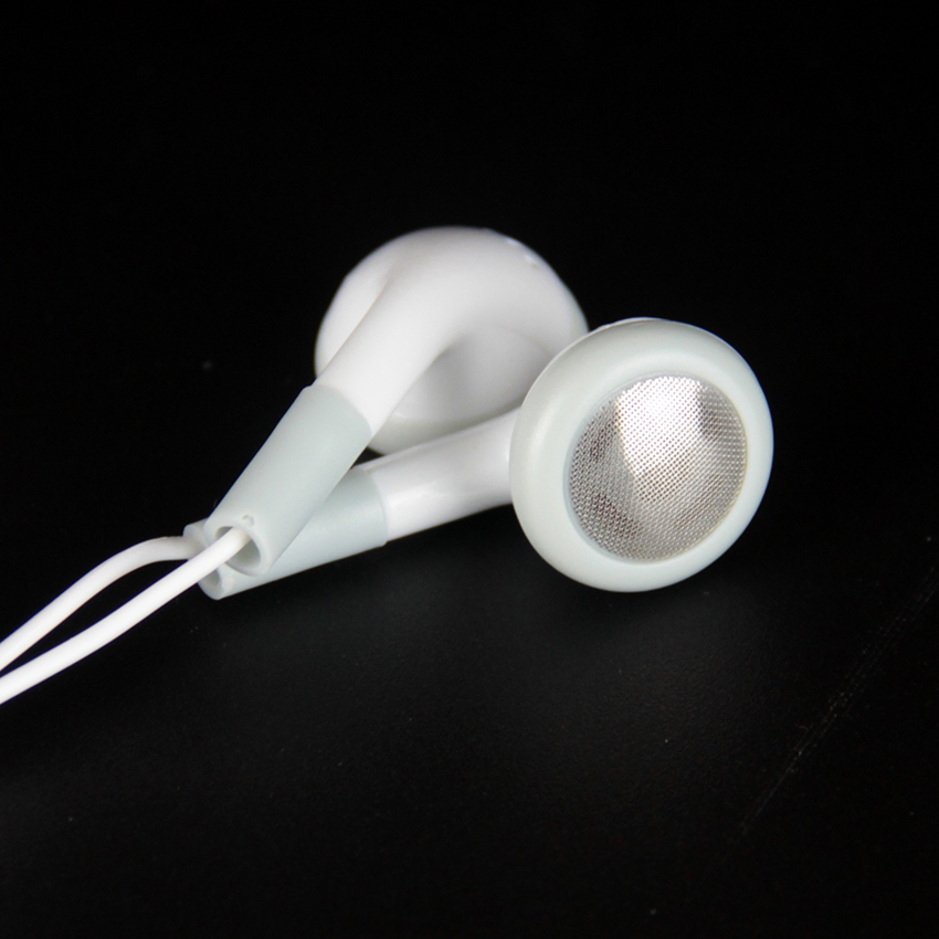 

White Cheapest Disposable No Mic 3.5mm Stereo Headphone for MP3 MP4 Mobile Cell Phone Headset Low Cost Earbuds