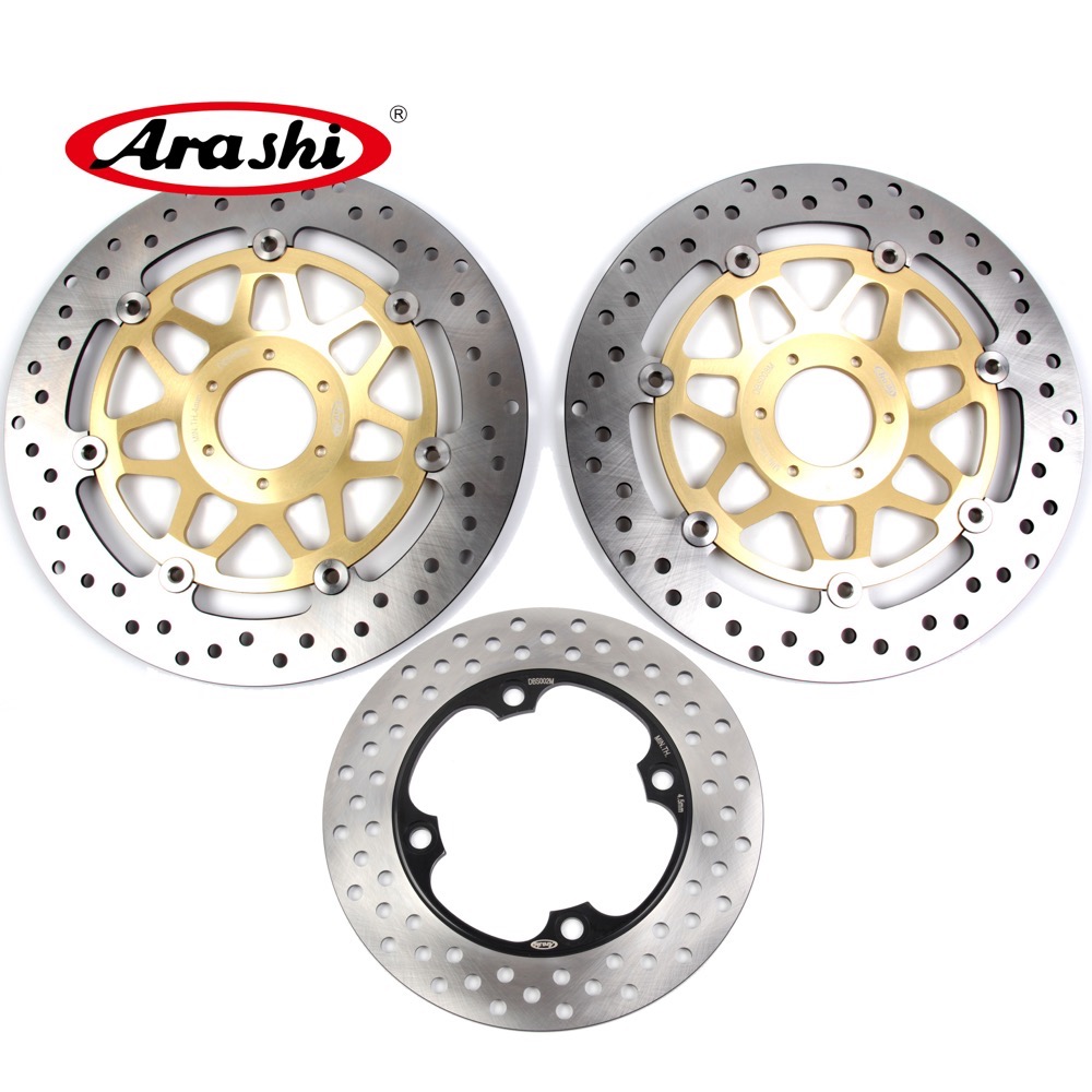 

Arashi For Honda VTR F FIRESTORM SUPER HAWK 1000 1997 - 2007 Front Rear Brake Disk Disc Rotor 2001 2002 2003 2004 2005 2006