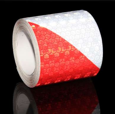 STICKERS CINTA ADHESIVA REFLECTANTE BLANCA CON MICRO-PRISMAS 5 CMS X 25 M