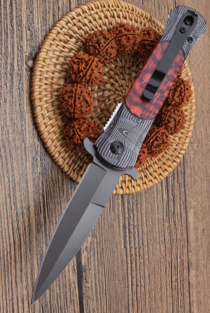 

wholesaler new DA145C Browning Pocket Folding Knife sharp Blade wooden Handle Tactical Survival Camping Knives Outdoor tools free shipping