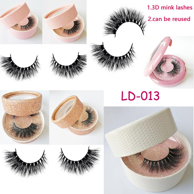 

Mink lashes LD-013 3D Mink Eyelashes cruelty free crisscrossl false eyelashes volume Lashes Handmade Faux Mink Lashes Women Makeup & Beauty