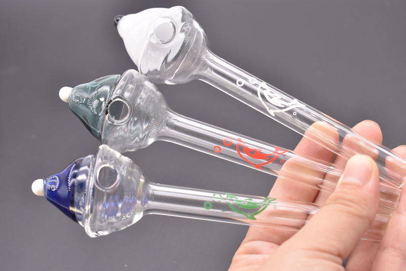 

Pyrex dolphin Glass Pipe Oil Burner Glass Spoon Pipe Funny Hand Pipes Glass Smoking Pipes Free Shipping Smoking Tool