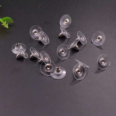 

50pcs/lot Fashion Earrings Jewelry Accessories Plastic Ear Plugging Earring Back Earstud Findings New Earring Plugs accessories