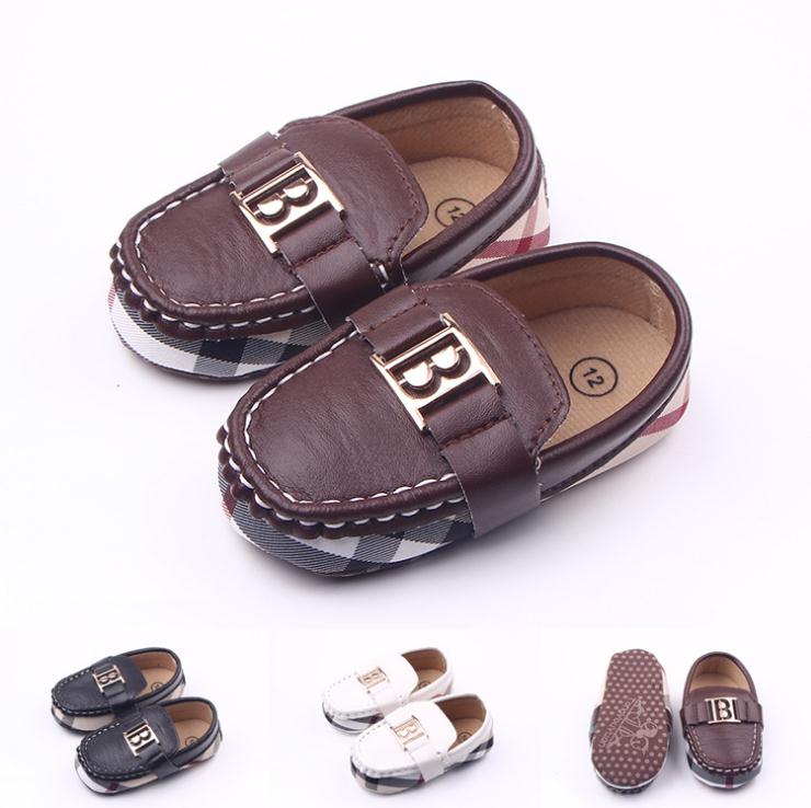 

Baby moccasins PU Leather Kids First Walker Soft soled girls shoes Newborn 0-1 years baby boys Sneakers, Black