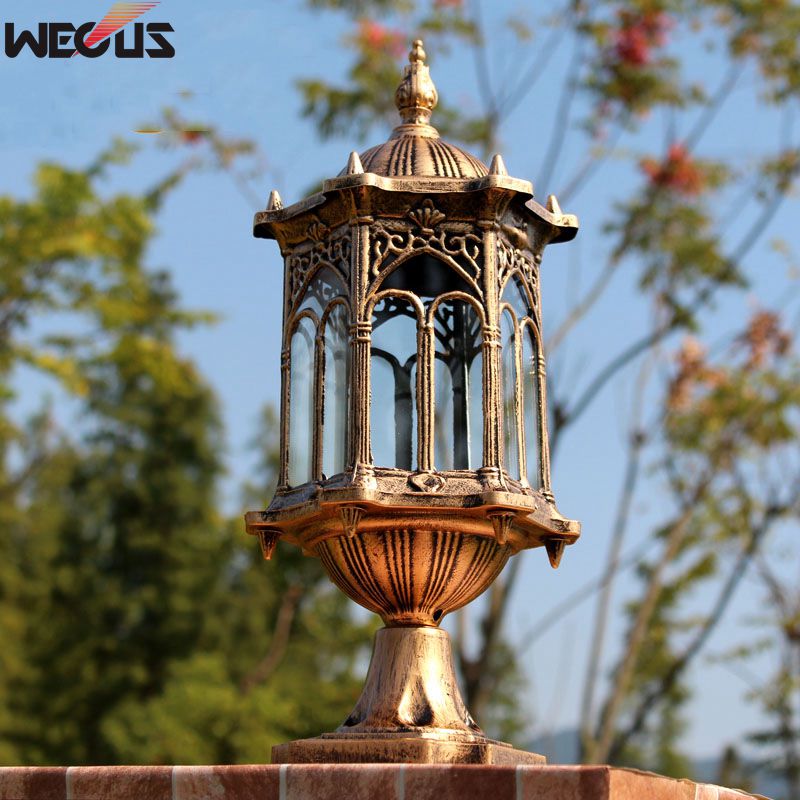 

Outdoor column headlights,balcony waterproof pillar lights,European series