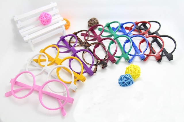 

Ones Cute Baby Glasses Frame Round Black Arale Kids Decorative Eyeglasses Children No Lens